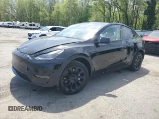2023 Tesla Model Y Long Range z VIN 7SAYGAEE1PF709673, wystawiony jako Copart lot #55109715 z przebiegiem 38 332 mil mil oraz Szkody całkowita. Historia ofert i sprzedaży dostępna na DreamBid. Obrazek 1.