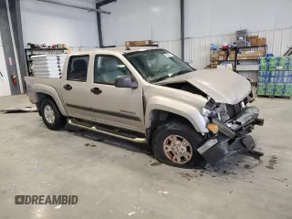 2004 GMC Canyon 1SB SLE Z85 with VIN 1GTDT136248121067, listed as a Copart auction lot 80638214 with 135,436 mi miles and Salvage Title. Bid and sale history available at carsss.com. Image 4.