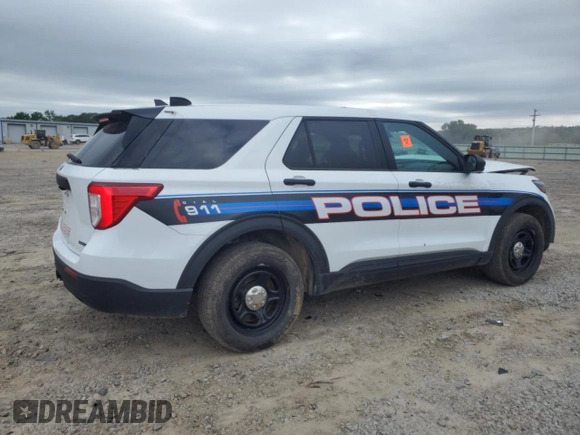 2023 Ford Police Interceptor Utility z VIN 1FM5K8AB6PGA19664, wystawiony jako Copart lot #58413615 z przebiegiem 34 010 mil mil oraz Szkody całkowita. Historia ofert i sprzedaży dostępna na DreamBid. Obrazek 3.