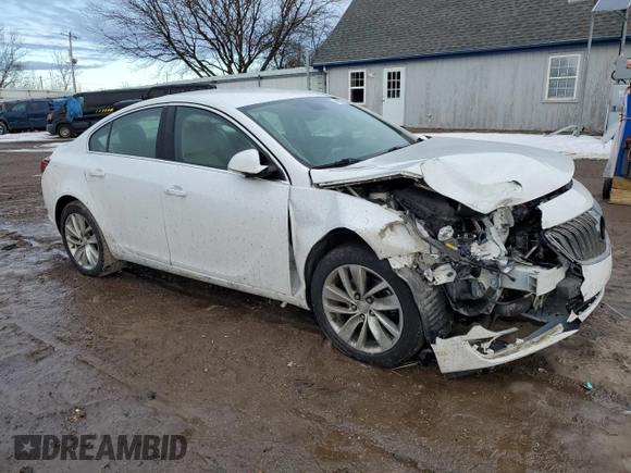 2016 Buick Regal Premium II with VIN 2G4GT5GX2G9112106, listed as a Copart auction lot 46031245 with 175,594 mi miles and Clean Title. Bid and sale history available at carsss.com. Image 4.