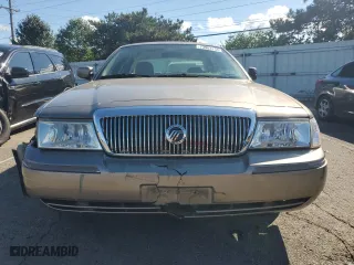 2003 Mercury Grand Marquis GS Convenience with VIN 2MEFM74WX3X707679, listed as a Copart auction lot 73963754 with 75,143 mi miles and Salvage Title. Bid and sale history available at carsss.com. Image 5.