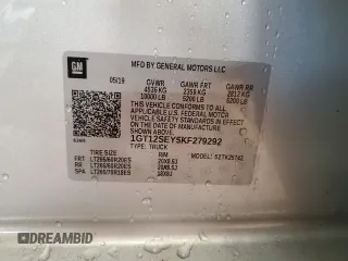 2019 GMC Sierra 2500HD Denali with VIN 1GT12SEY5KF279292, listed as a Copart auction lot 77593244 with 84,031 mi miles and Salvage Title. Bid and sale history available at carsss.com. Image 13.