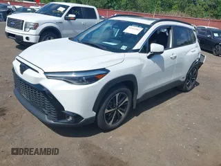 2024 Toyota Corolla Cross Hybrid S with VIN 7MUFBABG2RV024594, listed as a IAAI auction lot 42314362 with 9,031 mi miles and . Bid and sale history available at DreamBid. Image 2.