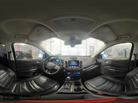 2019 Ford Escape Titanium with VIN 1FMCU0J91KUC02268, listed as a Copart auction lot 54150445 with 165,897 mi miles and Salvage title. Bid and sale history available at DreamBid. Image 14.