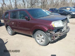 2009 Honda Pilot EX-L with VIN 5FNYF48549B004253, listed as a IAAI auction lot 41824973 with 199,828 mi miles. Bid and sale history available at carsss.com. Image 1.