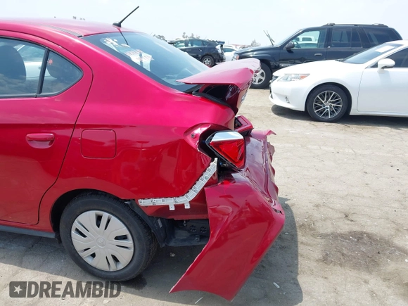 2023 Mitsubishi Mirage ES with VIN ML32FUFJ1PHF06114, listed as a IAAI auction lot 42164974 with 25,281 mi miles and . Bid and sale history available at DreamBid. Image 6.