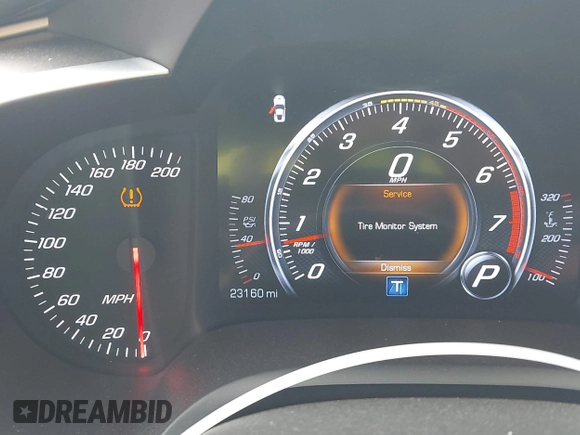 2018 Chevrolet Corvette 1LT with VIN 1G1YB2D75J5101256, listed as a IAAI auction lot 41912771 with 23,160 mi miles. Bid and sale history available at carsss.com. Image 15.