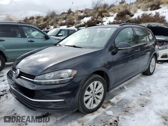 2019 Volkswagen Golf SportWagen S with VIN 3VW117AU6KM501399, listed as a Copart auction lot 40980504 with 65,967 mi miles. Bid and sale history available at carsss.com. Image 1.