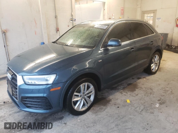 2018 Audi Q3 Premium Plus with VIN WA1JCCFS1JR002353, listed as a Copart auction lot 73170522 with 52,210 mi miles. Bid and sale history available at carsss.com. Image 1.