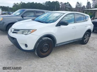 2015 Toyota RAV4 LE with VIN 2T3ZFREV9FW153317, listed as a IAAI auction lot 41931487 with 125,411 mi miles. Bid and sale history available at carsss.com. Image 2.