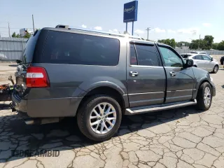 2015 Ford Expedition EL Limited with VIN 1FMJK2AT1FEF51001, listed as a Copart auction lot 62021754 with 0 mi miles and Salvage Title. Bid and sale history available at carsss.com. Image 3.