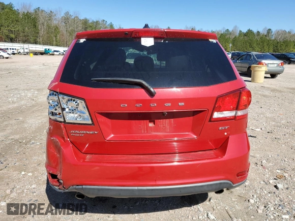 2017 Dodge Journey GT with VIN 3C4PDDEG4HT541583, listed as a Copart auction lot 50500945 with 192,491 mi miles and Salvage Title. Bid and sale history available at DreamBid. Image 6.