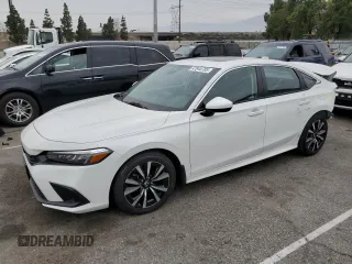 2023 Honda Civic Sedan EX with VIN 2HGFE1F7XPH304448, listed as a Copart auction lot 47848705 with 1,838 mi miles and Salvage Title. Bid and sale history available at carsss.com. Image 1.