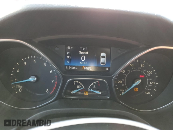 2016 Ford Focus SE with VIN 1FADP3F23GL232985, listed as a Copart auction lot 51309085 with 112,420 mi miles and Salvage title. Bid and sale history available at DreamBid. Image 9.