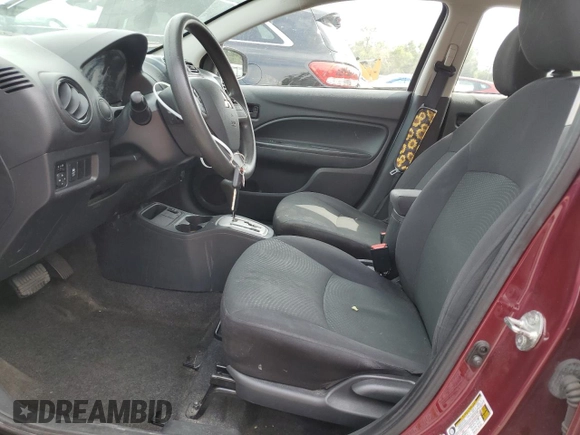 2019 Mitsubishi Mirage ES z VIN ML32F3FJXKHF15686, wystawiony jako Copart lot #55028705 z przebiegiem 107 945 mil mil oraz Szkoda całkowita • Salvage title. Historia ofert i sprzedaży dostępna na DreamBid. Obrazek 7.