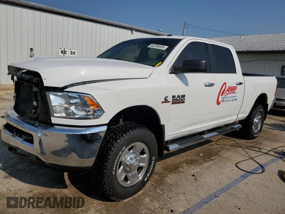2016 Ram 2500 SLT with VIN 3C6UR5DL8GG172735, listed as a Copart auction lot 60299595 with 280,595 mi miles and Salvage title. Bid and sale history available at DreamBid. Image 1.