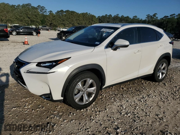 2017 Lexus NX with VIN JTJYARBZ0H2066125, listed as a Copart auction lot 52452355 with 83,232 mi miles and Salvage Title. Bid and sale history available at carsss.com. Image 1.