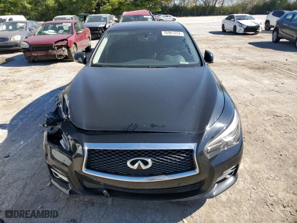2014 Infiniti Q50 Hybrid Sport with VIN JN1AV7AR0EM701202, listed as a Copart auction lot 76961254 with 178,423 mi miles and Salvage Title. Bid and sale history available at carsss.com. Image 5.