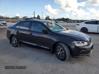 2016 Volkswagen Jetta Sedan 1.4T SE with VIN 3VWD67AJ0GM390490, listed as a Copart auction lot 44711055 with 185,046 mi miles and Salvage Title. Bid and sale history available at carsss.com. Image 4.