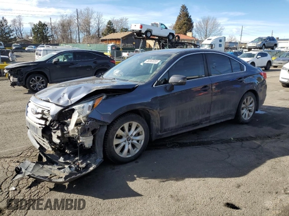 2017 Subaru Legacy Premium with VIN 4S3BNAF6XH3036266, listed as a Copart auction lot 46363055 with 163,073 mi miles and Salvage Title. Bid and sale history available at DreamBid. Image 1.