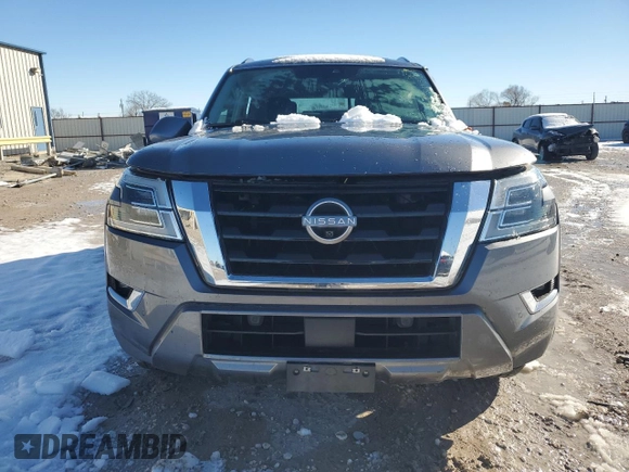 2021 Nissan Armada SL with VIN JN8AY2BA5M9372860, listed as a Copart auction lot 87930925 with 78,778 mi miles and Salvage Title. Bid and sale history available at carsss.com. Image 5.