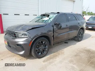 2021 Dodge Durango GT Plus with VIN 1C4RDJDG5MC558505, listed as a IAAI auction lot 42497694 with 45,413 mi miles and . Bid and sale history available at DreamBid. Image 17.