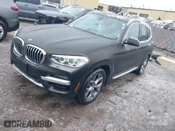 2020 BMW X3 xDrive30i with VIN 5UXTY5C09LLT34494, listed as a IAAI auction lot 41517237 with 60,052 mi miles and . Bid and sale history available at DreamBid. Image 17.