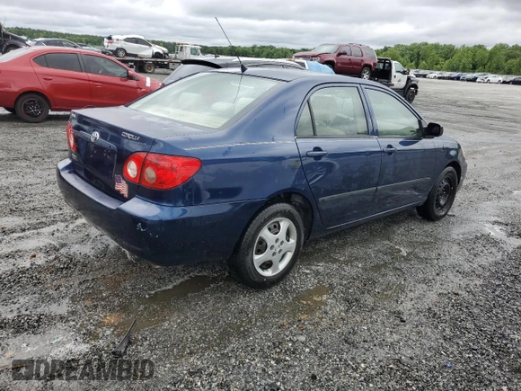 2007 Toyota Corolla CE with VIN JTDBR32E970104473, listed as a Copart auction lot 58563945 with 210,713 mi miles and Salvage title. Bid and sale history available at DreamBid. Image 3.