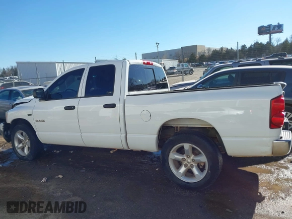 2008 Dodge 1500 SLT with VIN 1D7HA18268J225949, listed as a IAAI auction lot 41395990 with 185,162 mi miles and . Bid and sale history available at DreamBid. Image 14.