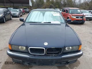 1998 BMW 7 Series 740il with VIN WBAGJ8327WDM19260, listed as a IAAI auction lot 41482326 with 1 mi miles. Bid and sale history available at carsss.com. Image 10.