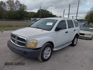 2005 Dodge Durango SXT with VIN 1D4HD38N45F506298, listed as a IAAI auction lot 41198077 with 119,391 mi miles and . Bid and sale history available at DreamBid. Image 2.