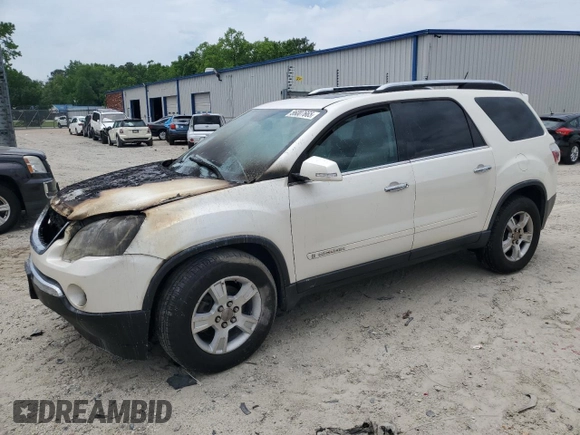 2008 GMC Acadia SLT2 with VIN 1GKEV33758J259384, listed as a Copart auction lot 56007665 with Not provided miles and Salvage title. Bid and sale history available at DreamBid. Image 1.