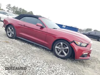 2017 Ford Mustang V6 with VIN 1FATP8EM2H5335476, listed as a Copart auction lot 43385465 with 76,027 mi miles and Salvage Title. Bid and sale history available at carsss.com. Image 4.