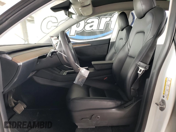 2022 Tesla Model Y Long Range z VIN 7SAYGDEE4NF576275, wystawiony jako Copart lot #53968925 z przebiegiem 30 524 mil mil oraz Szkoda całkowita • Salvage title. Historia ofert i sprzedaży dostępna na DreamBid. Obrazek 7.