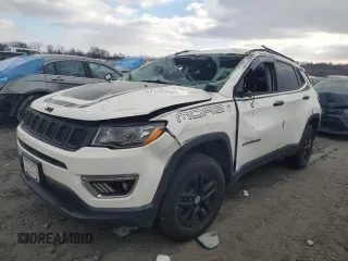 2018 Jeep Compass Sport с VIN 3C4NJDAB4JT190979, выставлен на аукционе Copart как лот 37132794 с пробегом Не указан миль и Списание • Salvage title. История ставок и продаж доступна на DreamBid. Изображение 1.