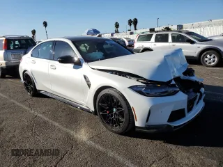 2022 BMW M3 Competition z VIN WBS33AY03NFL72105, wystawiony jako Copart lot #77904214 z przebiegiem 35 387 mil mil oraz Szkoda całkowita • Salvage title. Historia ofert i sprzedaży dostępna na DreamBid. Obrazek 4.