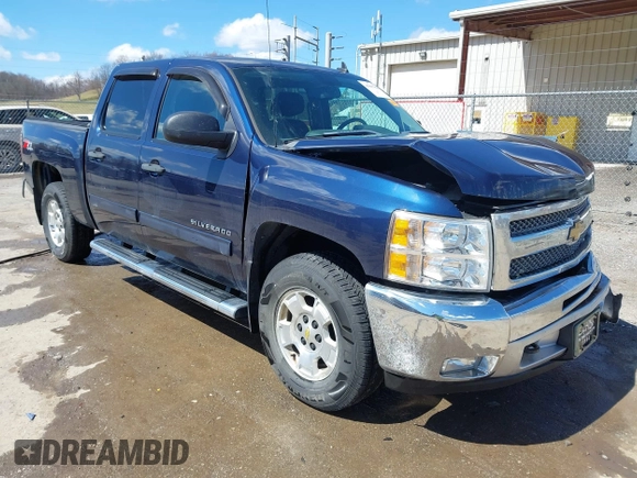 2012 Chevrolet Silverado 1500 LT with VIN 3GCPKSE77CG223467, listed as a IAAI auction lot 41867896 with 101,602 mi miles and . Bid and sale history available at DreamBid. Image 1.