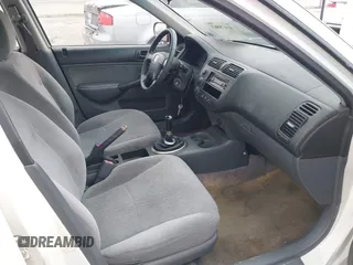 2001 Honda Civic LX with VIN 2HGES15591H558373, listed as a IAAI auction lot 41478863 with 167,121 mi miles. Bid and sale history available at carsss.com. Image 5.