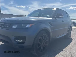 2016 Land Rover Range Rover Sport V8 Dynamic with VIN SALWR2EF7GA574309, listed as a Copart auction lot 55685005 with 142,160 mi miles and Clean Title. Bid and sale history available at carsss.com. Image 2.