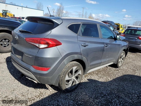 2017 Hyundai Tucson Value with VIN KM8J33A26HU523858, listed as a Copart auction lot 48143005 with 92,633 mi miles and Salvage Title. Bid and sale history available at carsss.com. Image 3.