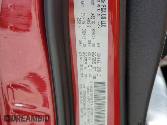 2019 Dodge Durango GT Plus with VIN 1C4RDHDG7KC684337, listed as a Copart auction lot 46721595 with 49,753 mi miles and Salvage title. Bid and sale history available at DreamBid. Image 13.