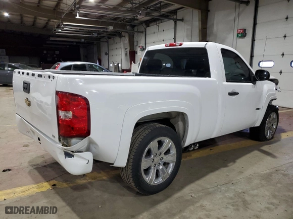 2007 Chevrolet Silverado 1500 Work Truck with VIN 1GCEC14C17Z603925, listed as a Copart auction lot 41450775 with 0 mi miles and Salvage Title. Bid and sale history available at carsss.com. Image 3.