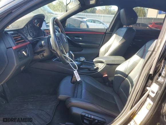 2015 BMW 4 Series 428i xDrive with VIN WBA4C9C51FD331771, listed as a Copart auction lot 82763504 with 124,945 mi miles and Salvage Title. Bid and sale history available at carsss.com. Image 7.