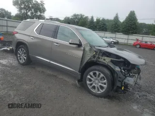 2018 Chevrolet Traverse Premier with VIN 1GNERKKW5JJ133994, listed as a Copart auction lot 58249864 with 92,295 mi miles and Salvage Title. Bid and sale history available at carsss.com. Image 4.
