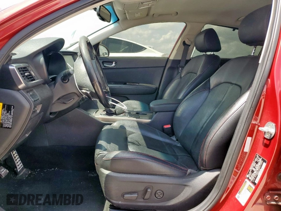 2016 Kia Optima SX Turbo with VIN 5XXGW4L27GG113955, listed as a Copart auction lot 60262045 with 162,632 mi miles and Clean title. Bid and sale history available at DreamBid. Image 7.