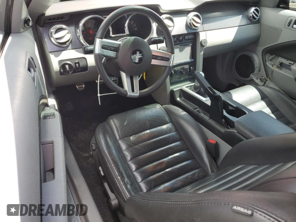 2008 Ford Mustang GT Deluxe с VIN 1ZVHT82H185189443, выставлен на аукционе Copart как лот 54793485 с пробегом 28 582 миль миль и Списание • Salvage title. История ставок и продаж доступна на DreamBid. Изображение 8.