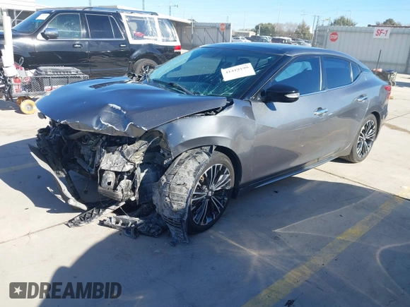 2018 Nissan Maxima SV with VIN 1N4AA6AP1JC370119, listed as a IAAI auction lot 41419190 with 119,881 mi miles. Bid and sale history available at carsss.com. Image 17.