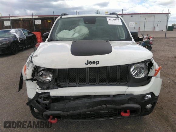 2023 Jeep Renegade Trailhawk with VIN ZACNJDC15PPP67715, listed as a IAAI auction lot 42141085 with 25,748 mi miles and . Bid and sale history available at DreamBid. Image 12.