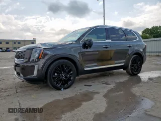 2021 Kia Telluride SX with VIN 5XYP5DHC4MG168181, listed as a Copart auction lot 58968875 with 28,962 mi miles and Salvage title. Bid and sale history available at DreamBid. Image 1.