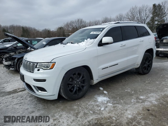 2019 Jeep Grand Cherokee Summit with VIN 1C4RJFJT7KC625240, listed as a Copart auction lot 44710265 with 114,205 mi miles and Salvage title. Bid and sale history available at DreamBid. Image 1.
